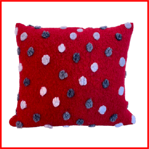 Cuscino Dotted Red